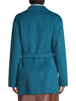 Ellisse Wool-Blend Belted Coat