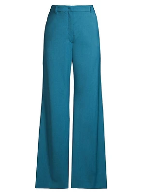Sonale Wool Wide-Leg Trousers