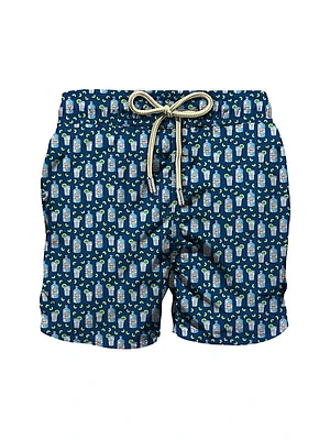 Lighting Micro Fantasy Graphic Swim Trunks