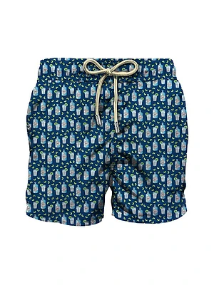 Lighting Micro Fantasy Graphic Swim Trunks