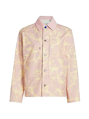 Printed Cotton Canvas Jacket