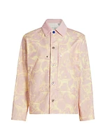 Printed Cotton Canvas Jacket