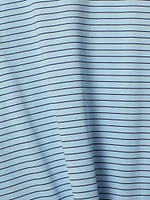 Golf Sport Striped Polo Shirt