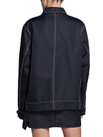 Contrast Seam Workwear Jacket