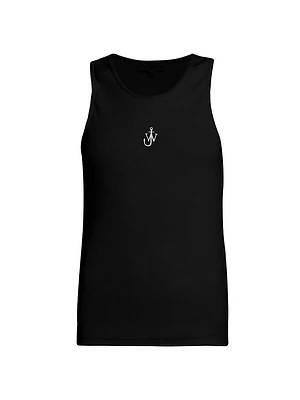 Embroidered Anchor Tank