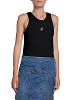 Embroidered Anchor Tank