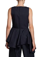 Sleeveless Peplum Top