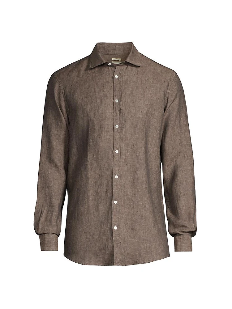 Canary Button-Front Shirt