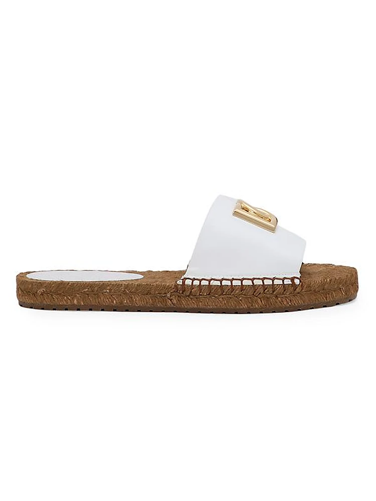 DG Leather Espadrille Sandals