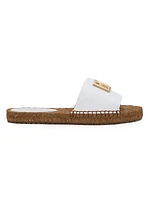 DG Leather Espadrille Sandals