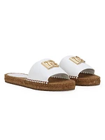 DG Leather Espadrille Sandals