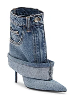 Denim Booties