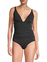 Niki V-Neck One-Piece Swimsuit