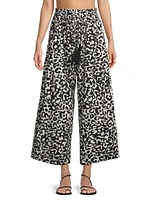 Brooke Cotton-Blend Drawstring Pants