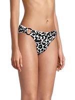 Leopard-Print Bikini Bottom