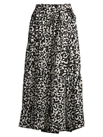 Jenni Tiered Cotton-Blend Midi-Skirt