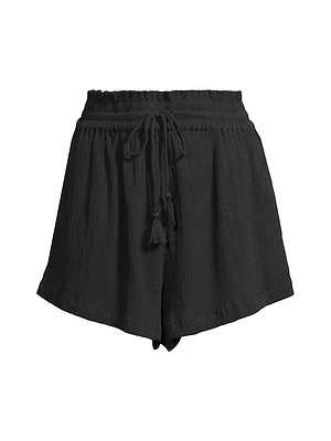 Vicki Cotton Drawstring Shorts