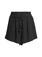 Vicki Cotton Drawstring Shorts