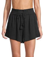 Vicki Cotton Drawstring Shorts