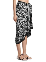 Melanie Leopard-Printed Pareo Cover-Up