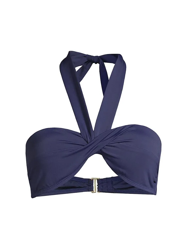 Loryn Twist-Front Bikini Top