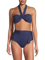 Loryn Twist-Front Bikini Top