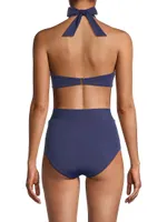 Loryn Twist-Front Bikini Top