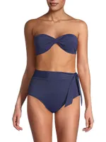 Loryn Twist-Front Bikini Top