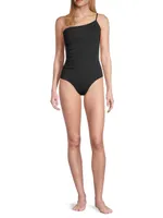 Kara One-Shoulder One-Piece Swimsuit