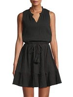 Beth Drawstring Minidress