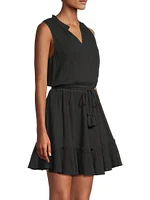 Beth Drawstring Minidress