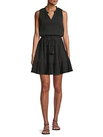 Beth Drawstring Minidress