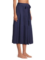 Jenni Cotton Tie-Waist Maxi Skirt