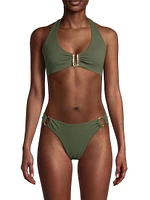 Melissa Halter U-Ring Textured Bikini Top