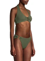 Melissa Halter U-Ring Textured Bikini Top