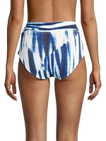 Tie-Dye Side-Tie Bikini Bottom