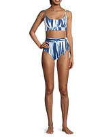 Tie-Dye Side-Tie Bikini Bottom