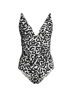 Niki Leopard-Print One-Piece Swimsuit