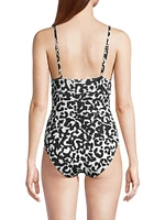 Niki Leopard-Print One-Piece Swimsuit