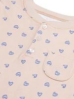 Little Girl's & Love Heart Pajama Set