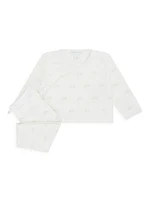 Baby's & Little Kid's Angel Wing Shirt Pants Set