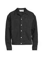 Canvas Buckle Denim Jacket