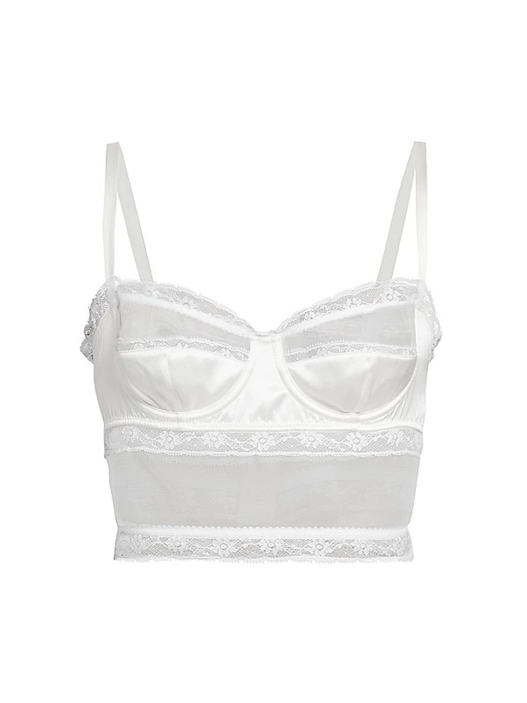 Lace Bustier Top