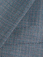 Textured Wool & Silk-Blend Two-Button Sport Coat