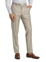 Wool Crease-Front Trousers