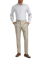 Wool Crease-Front Trousers