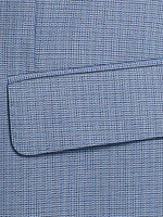 Checked Wool Single-Breasted Suit