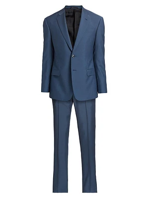 Wool & Mohair-Blend Single-Breasted Suit