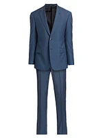 Wool & Mohair-Blend Single-Breasted Suit