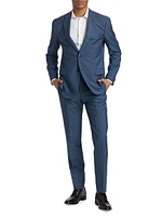 Wool & Mohair-Blend Single-Breasted Suit